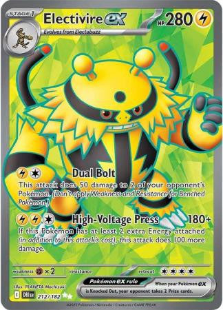 Destined Rivals Electivire EX Full Art 212/182