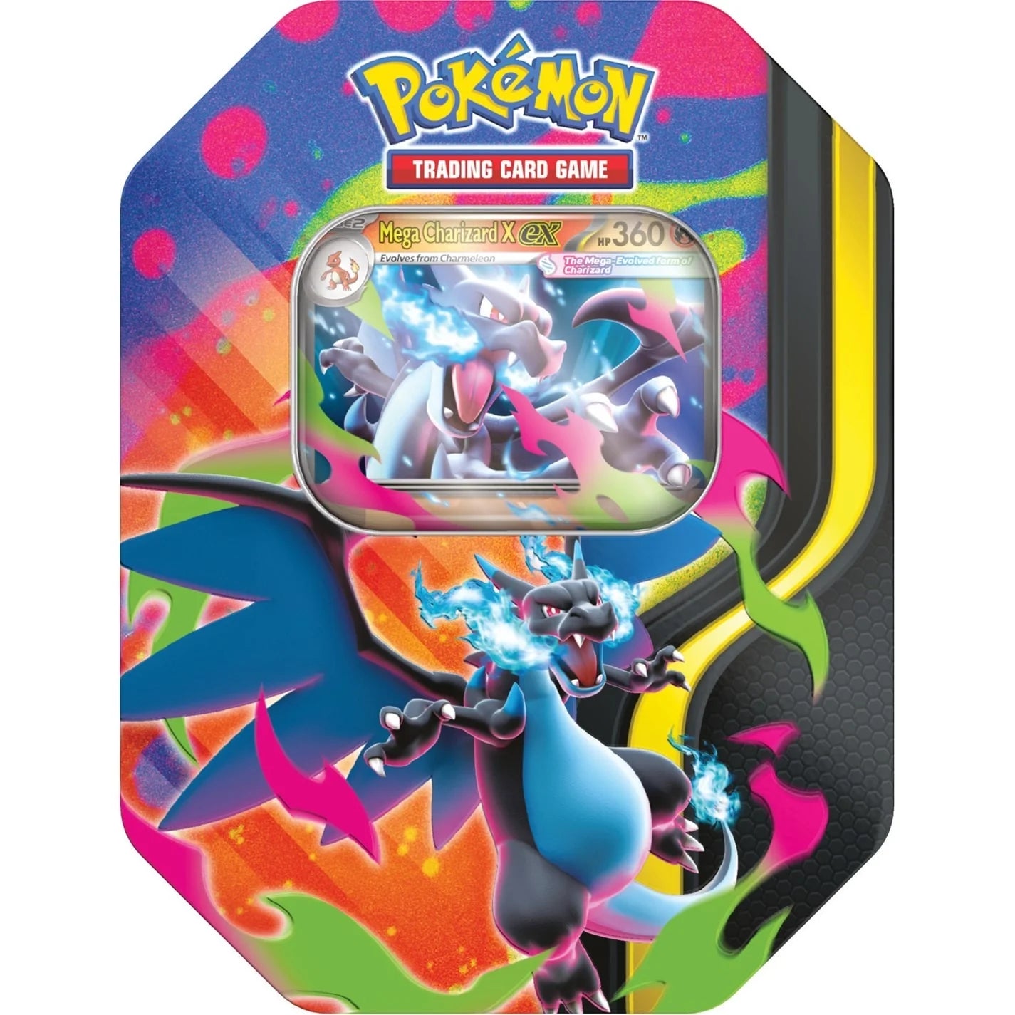 Pokemon Mega Charizard tin - X & Y