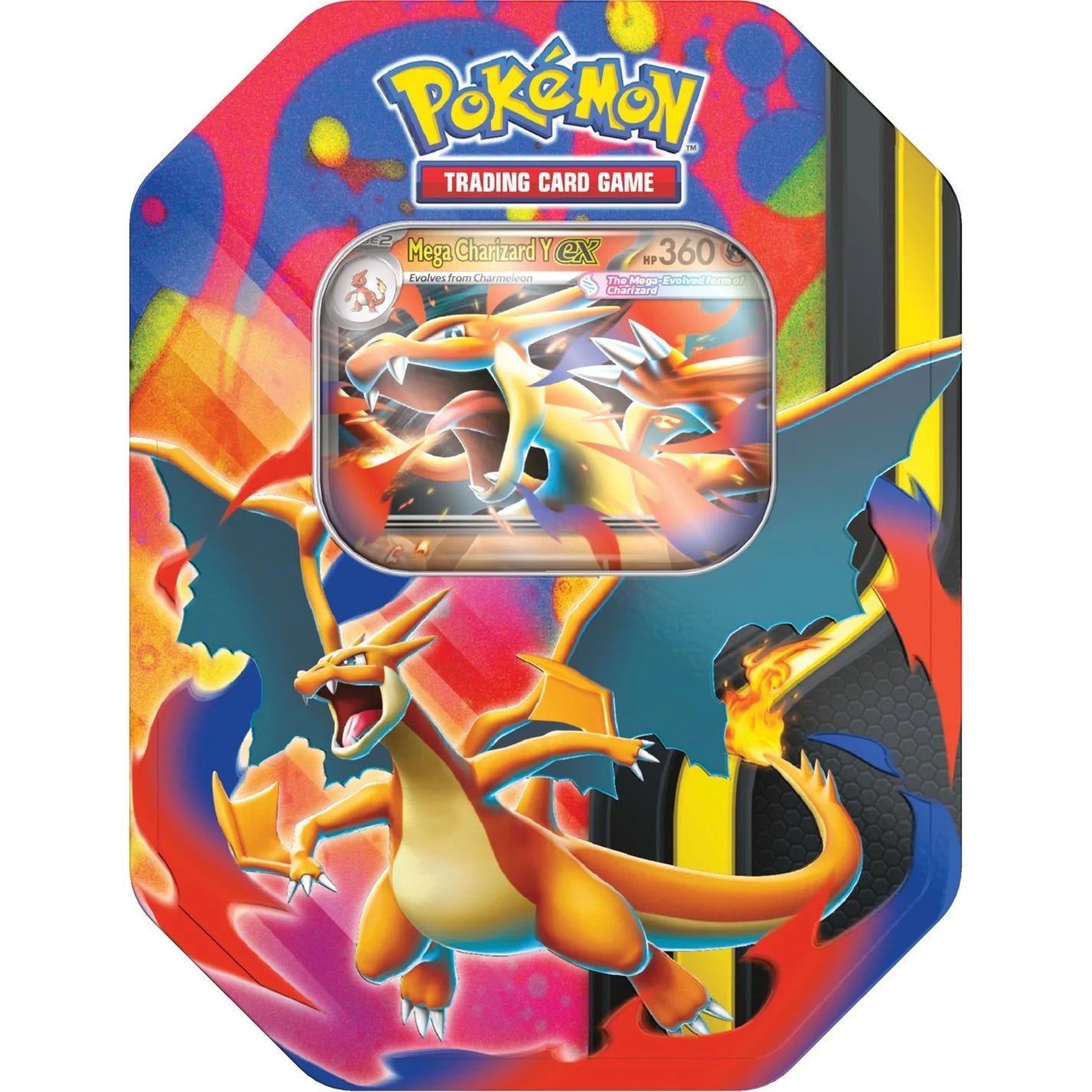 Pokemon Mega Charizard tin - X & Y