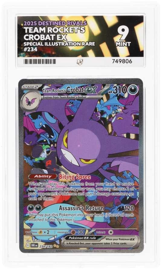 Team Rocket's Crobat ex - ACE 9   (Front)