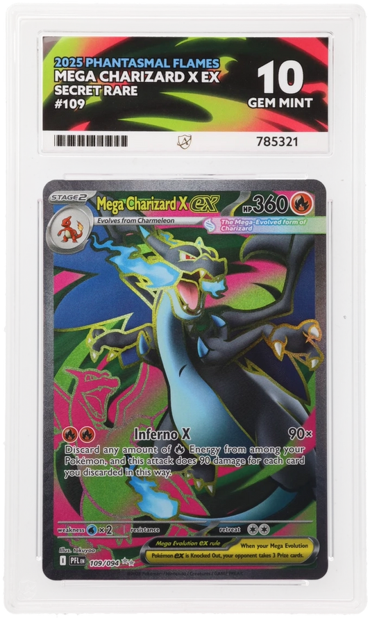 Mega Charizard X ex - ACE 10   (Front)