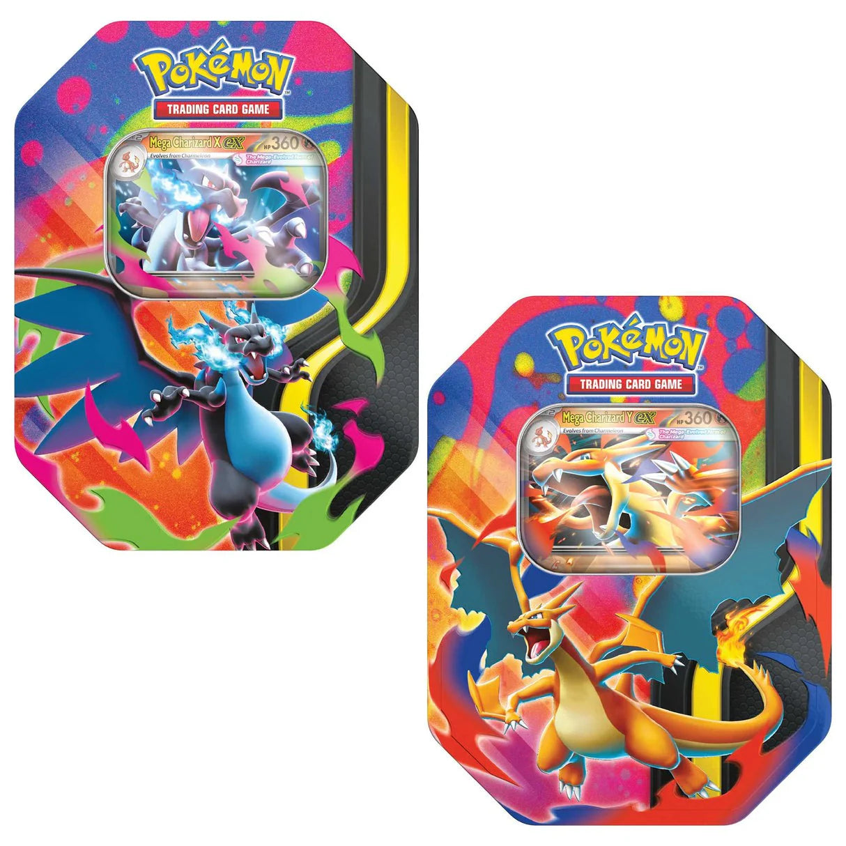 Pokemon Mega Charizard tin - X & Y