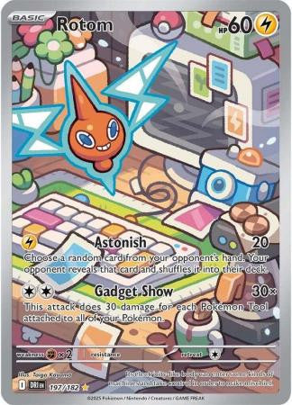 Destined Rivals 197/182 Rotom (Illustration Rare) IR